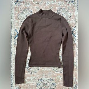 Babaton Astrid Sculpt Knit Mockneck Longsleeve (NO LONGER SOLD ON ARITIZA)